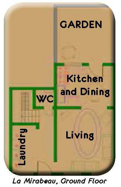 Loire Valley Villa La Mirabeau Ground Floor Plan