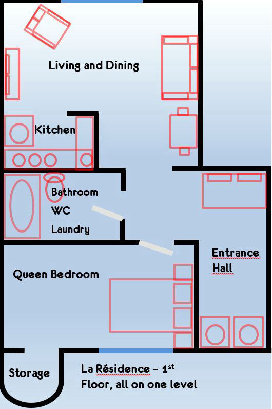 Provence Apartment La Résidence Floorplan